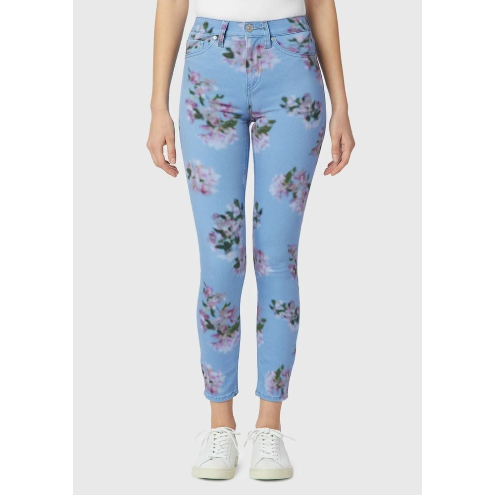 Hudson women jeans Barbara super skinny ankle WHA407GWF BLF3 blue W27 $195